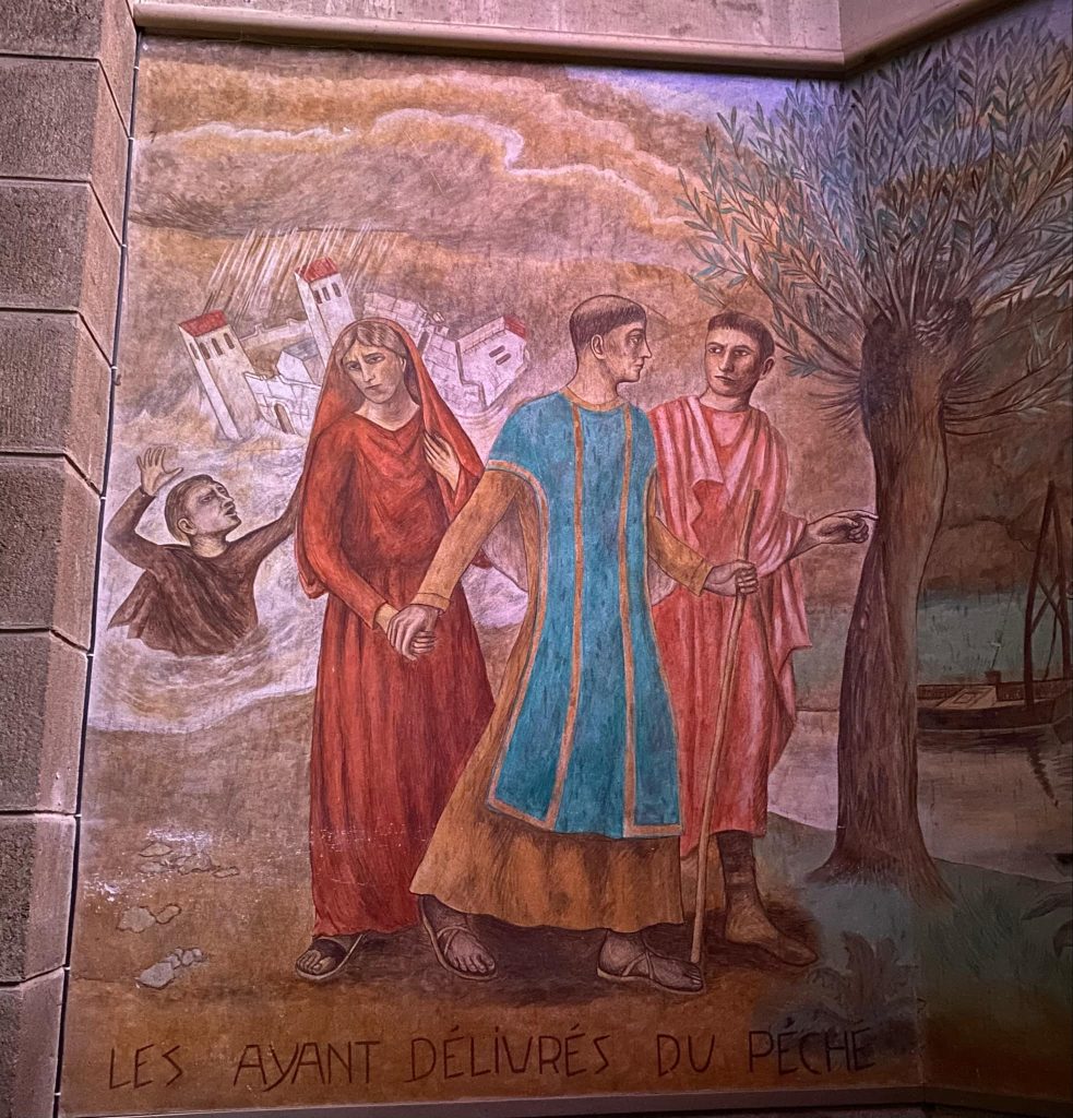 Saint Martin fuyant Herbauges (il est représenté en diacre)