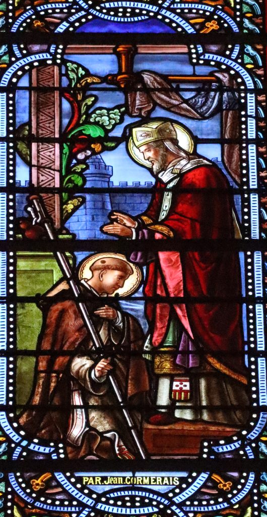 L'envoi en mission par Saint Félix de son jeune diacre Martin, au pays d'Herbauges. « Par Jean Cormerais »