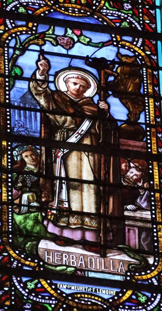 Martin annonce la Bonne Nouvelle aux habitants d'Herbauges (Herbadilla). « Familles Meuret et F. Lemoine »