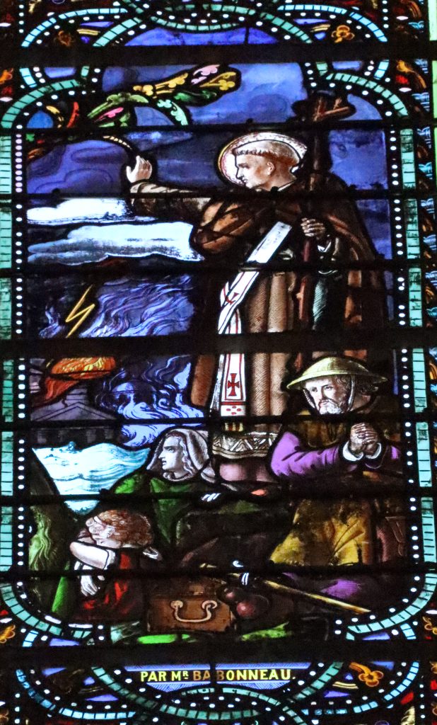 Martin condamne Herbauges s'engloutissant dans les flots. « Par Mr Babonneau »